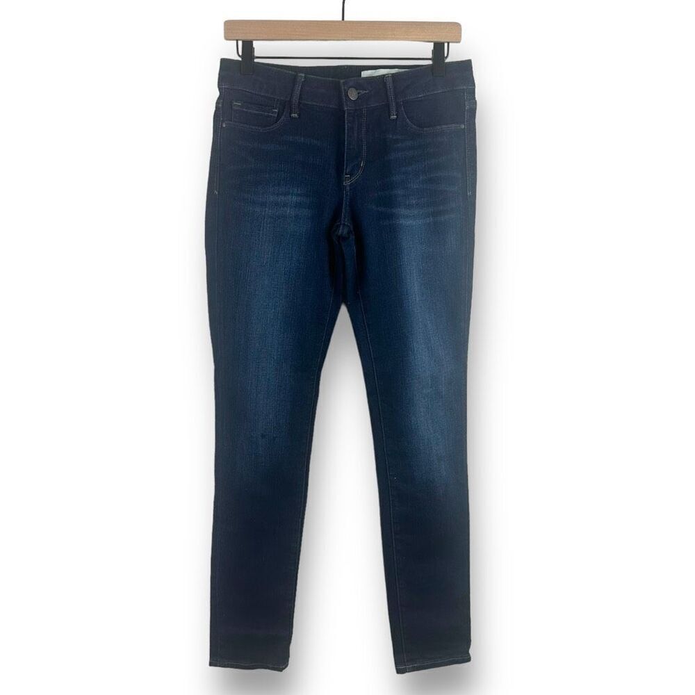 Treasure & Bond Women's 28 Dark Wash Skinny Fit Jeans Casual Everyday Denim